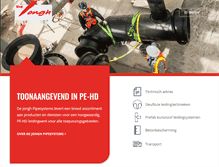 Tablet Screenshot of dejonghpipesystems.nl